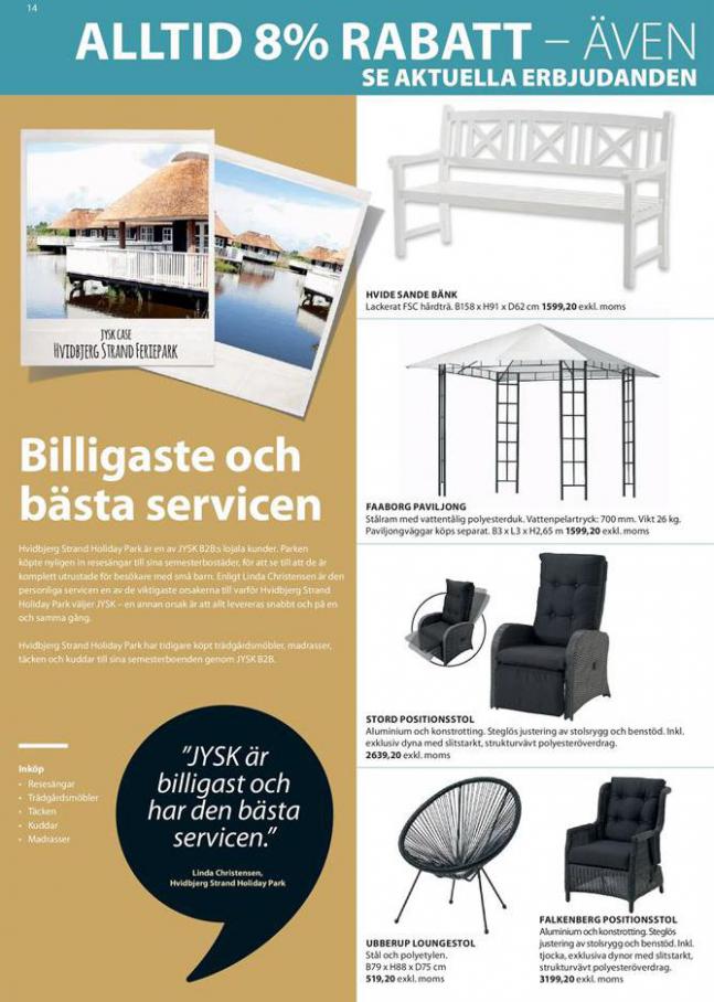  JYSK Erbjudande Business to Business Vår/Sommar 2019 . Page 14