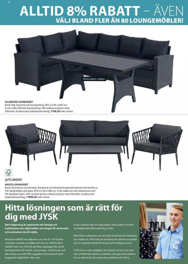  JYSK Erbjudande Business to Business Vår/Sommar 2019 . Page 8