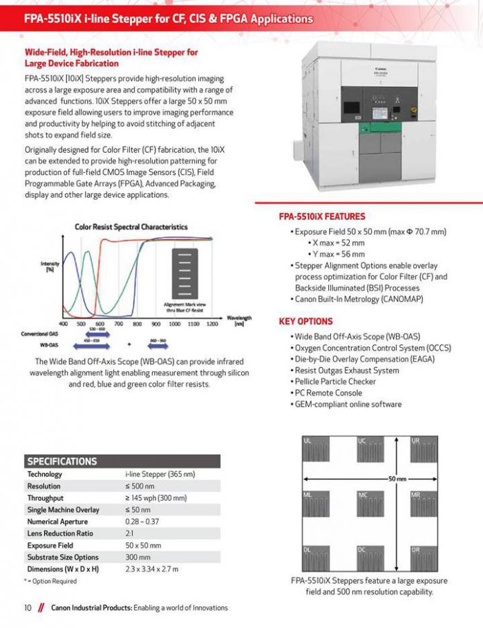  Canon Industrial Products . Page 10
