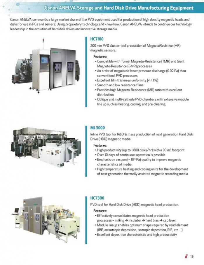  Canon Industrial Products . Page 19