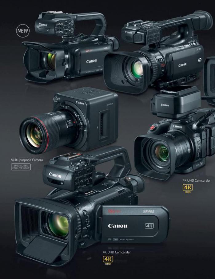  Canon Profesionnal Camcorders . Page 2