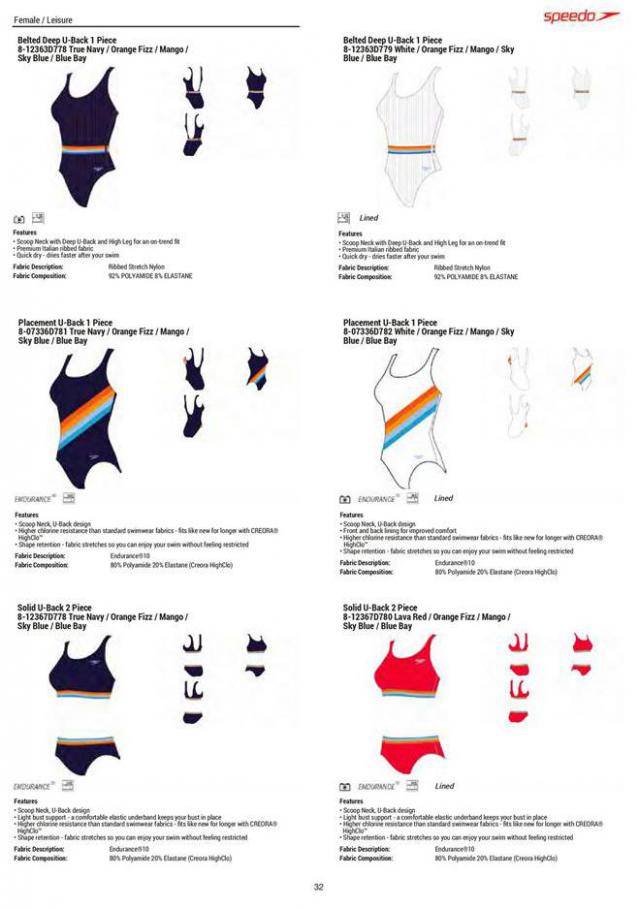  Speedo Swimwear & Equipment Season 1 2020 . Page 32