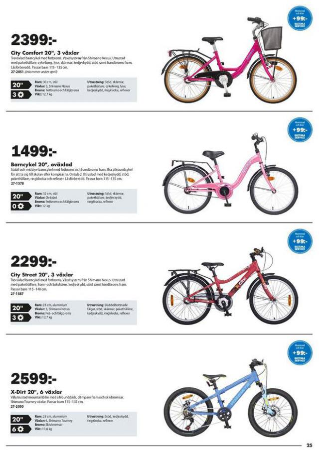  Biltema Erbjudande Cykel 2020 . Page 25