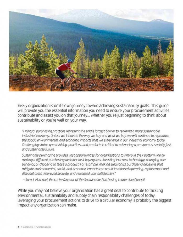  A sustainable IT purchasing guide . Page 2