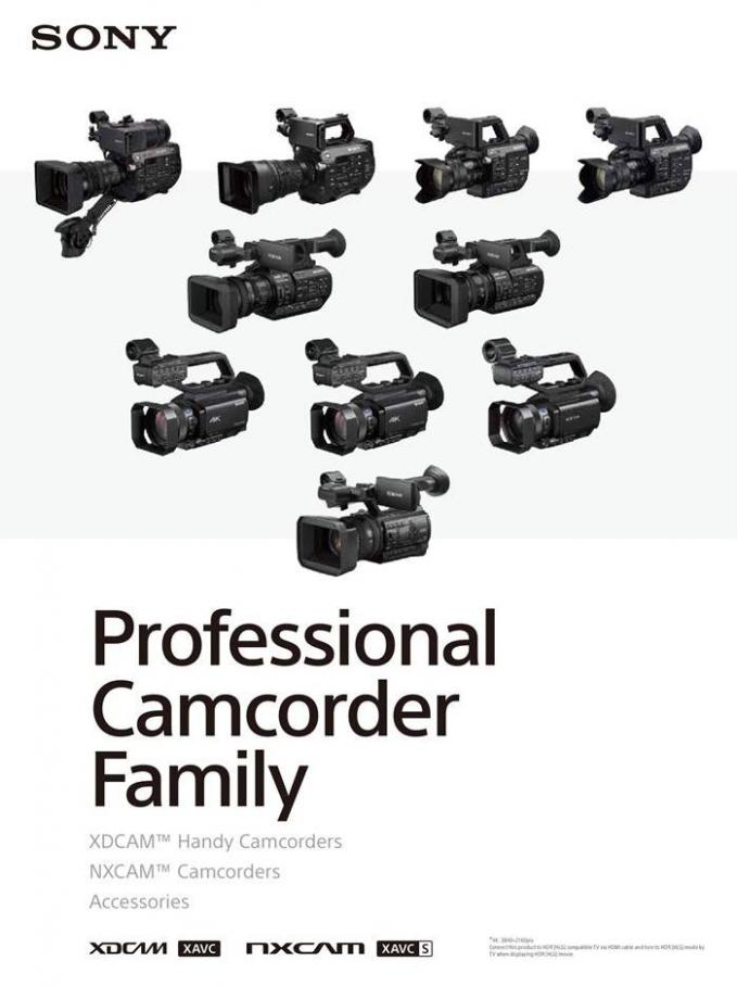 Sony Professional Camcorder Family . Sony (2020-05-24-2020-05-24)