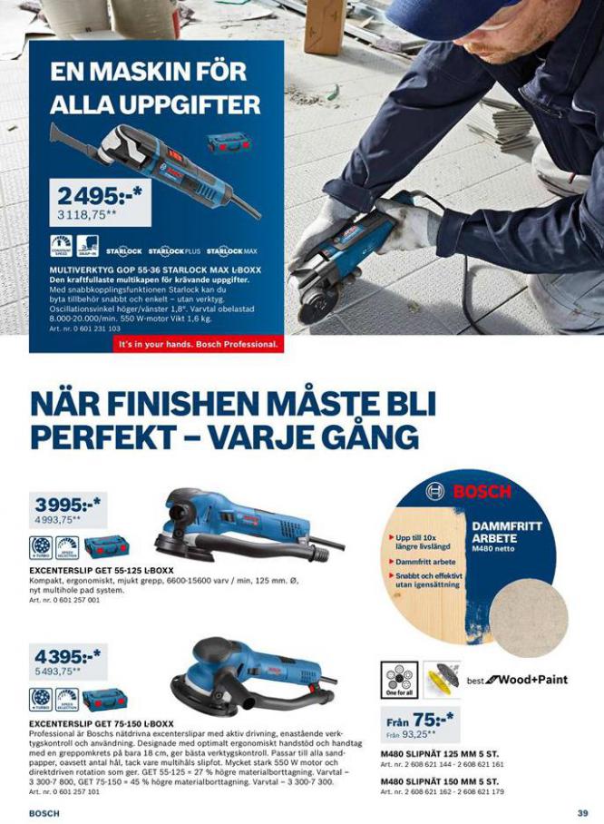  Tools Erbjudande Boschkampanj på Tools! . Page 39