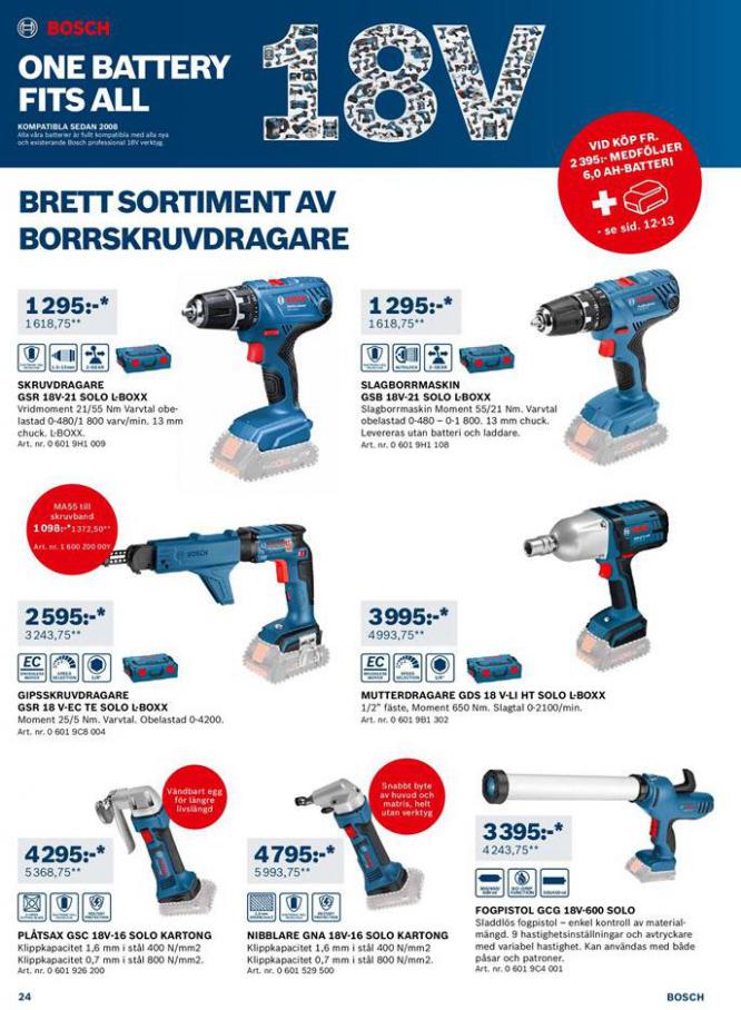  Tools Erbjudande Boschkampanj på Tools! . Page 24
