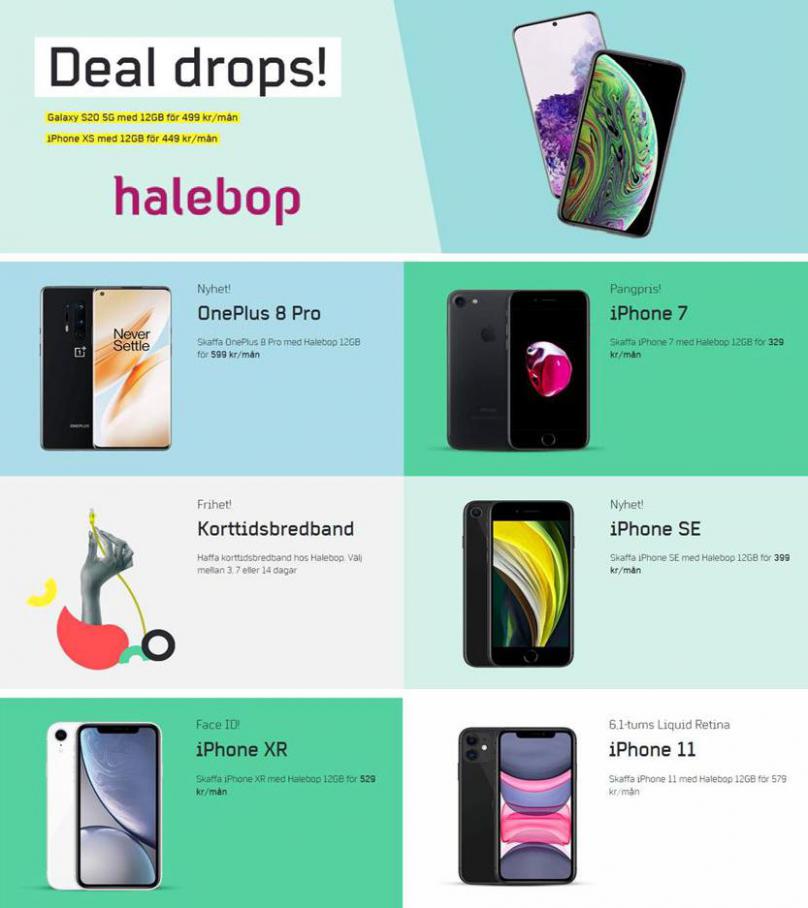 Halebop Erbjudande Deal Drops! . Halebop (2020-07-05-2020-07-05)