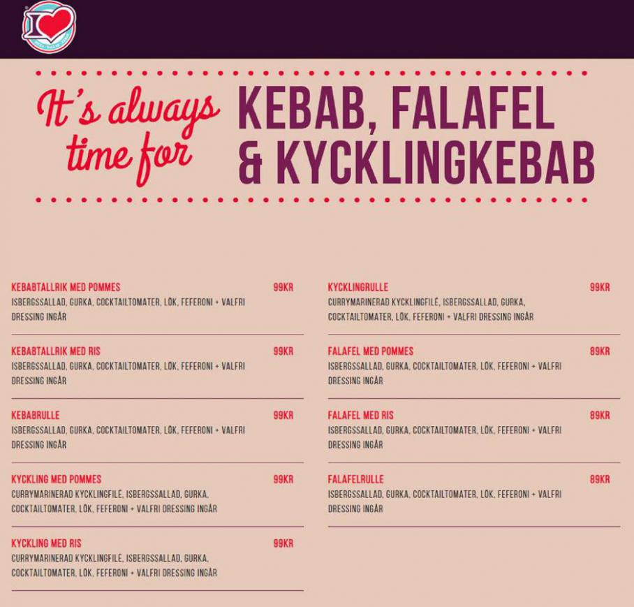 Kebab, Falafel & Kycklingkebab . I Love Pizza (2020-05-31-2020-05-31)
