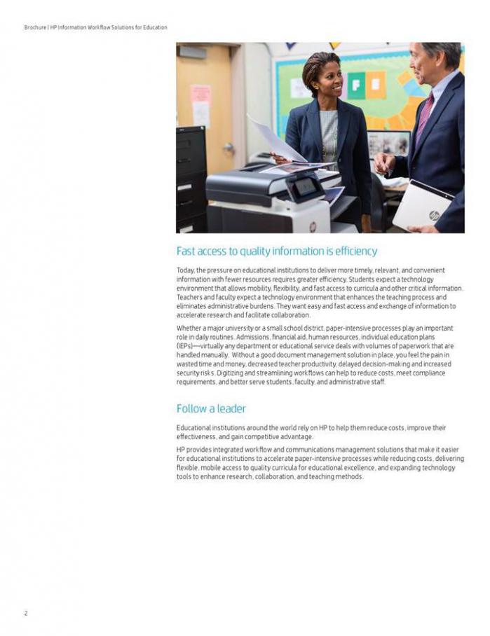  Enable a smarter learning environment . Page 2
