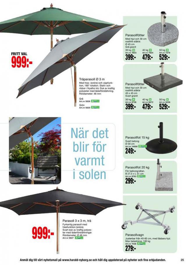  Harald Nyborg Erbjudande Trädgårdsmöbler 2020 . Page 25