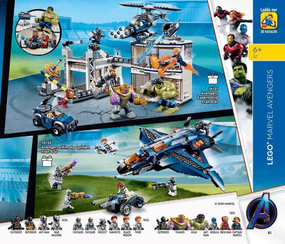  Lekextra Erbjudande Lego Juni-December 2020 . Page 81