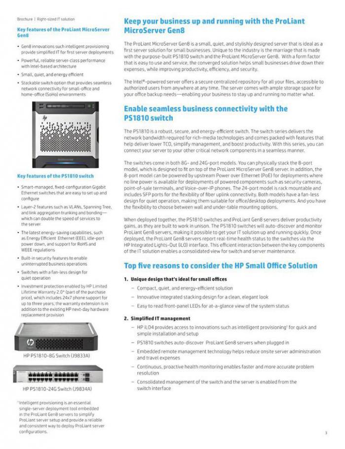  Right-sized IT solution . Page 3