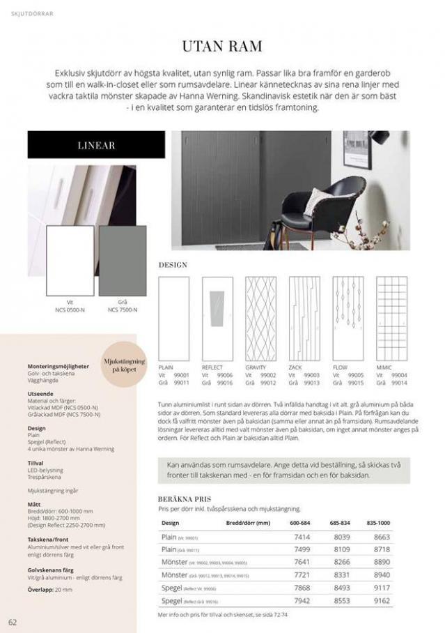  Elfa Prislista 2020/21 . Page 62