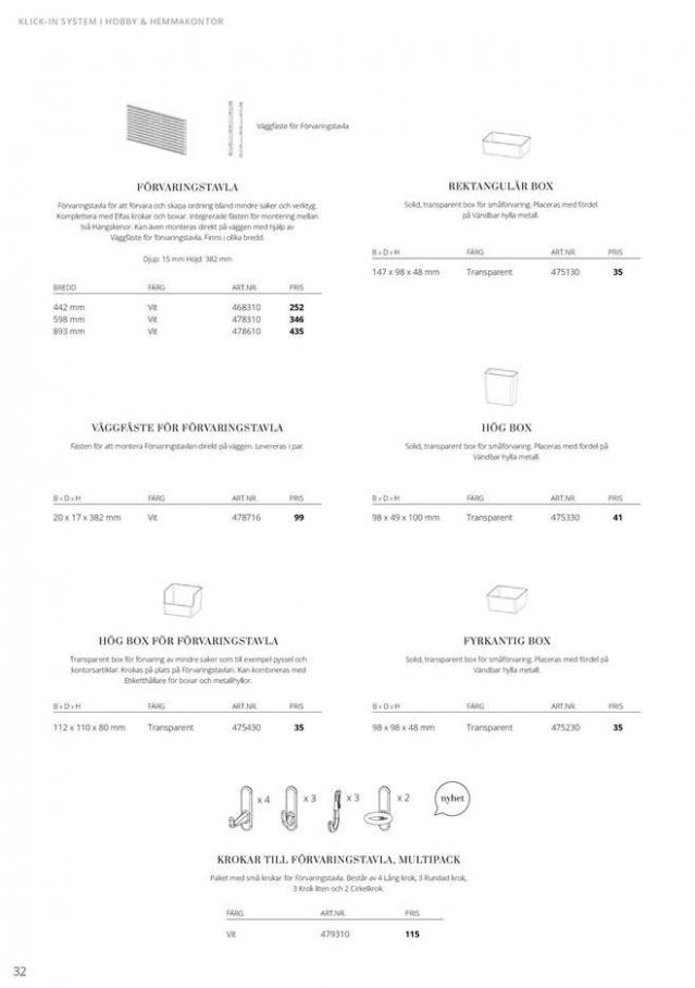  Elfa Prislista 2020/21 . Page 32