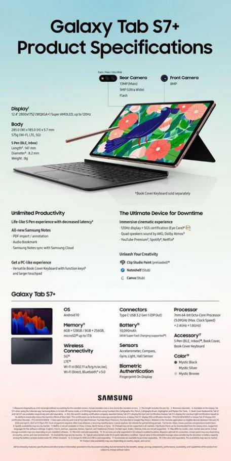  Samsung Galaxy Tab S7 & S7+ . Page 2