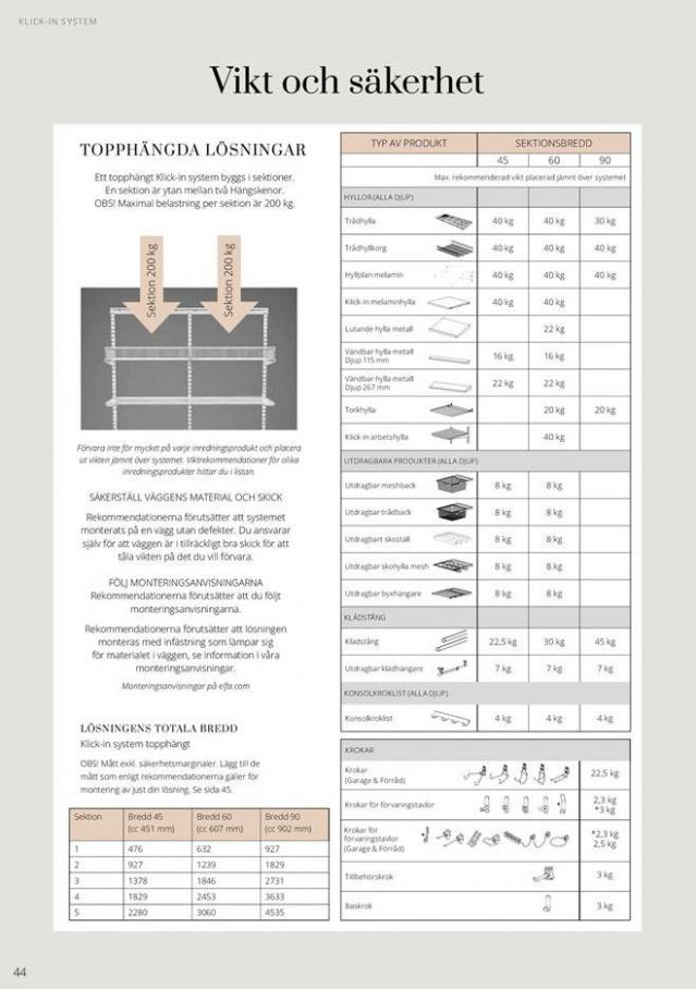  Elfa Prislista 2020/21 . Page 44