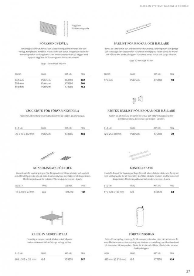  Elfa Prislista 2020/21 . Page 27