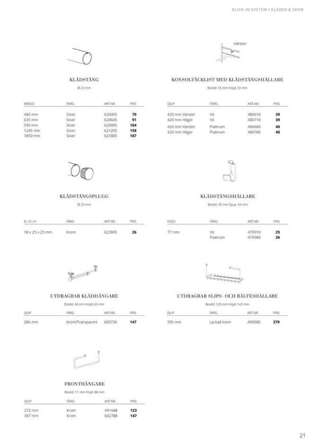  Elfa Prislista 2020/21 . Page 21