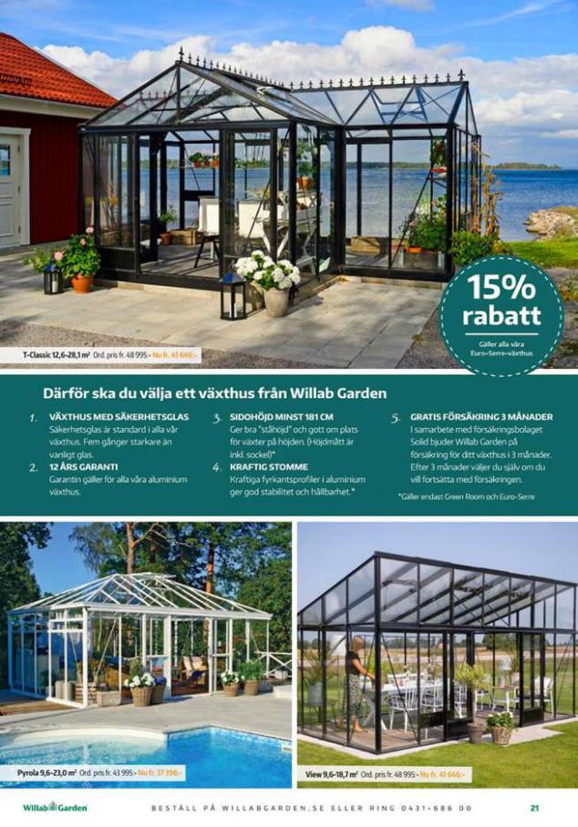  Willab Garden Erbjudande Kampanjmagasin 10-2020 . Page 21