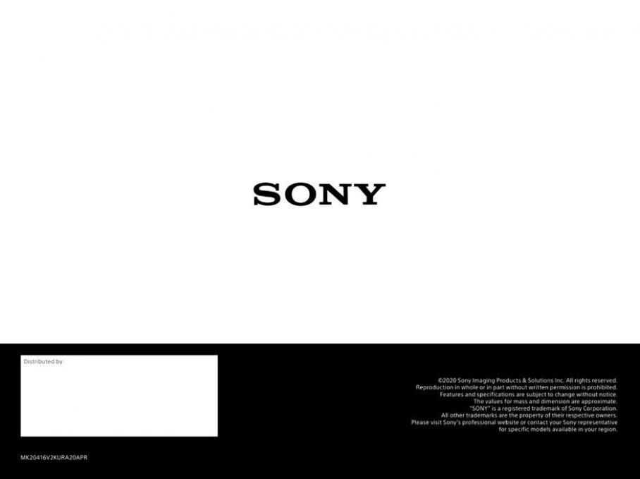  Sony HDC Series . Page 32