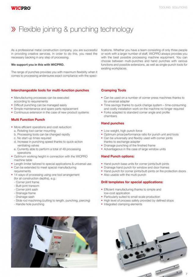  WICPRO Expert Tooling solutions . Page 7