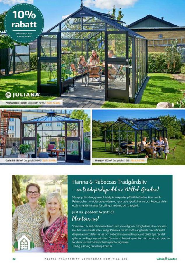  Willab Garden Erbjudande Kampanjmagasin 10-2020 . Page 22