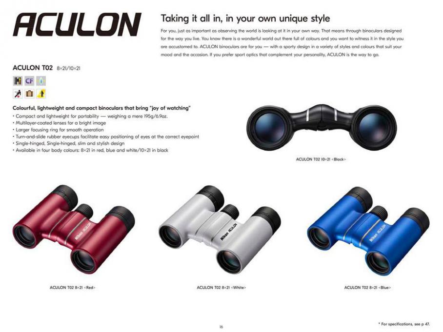  Nikon Sport Optics . Page 16
