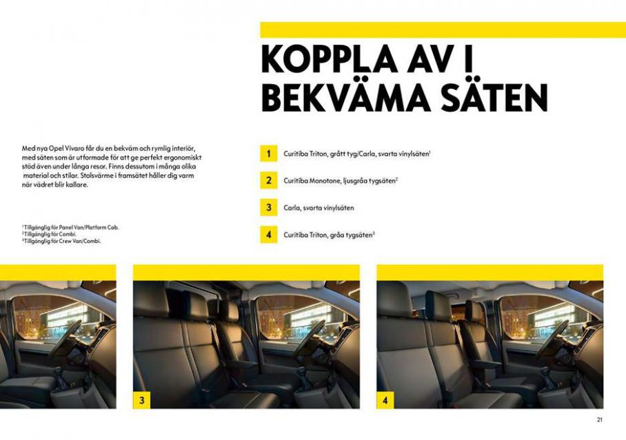  Nya Opel Vivaro . Page 21