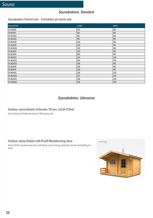  Sauna Katalog 2020 . Page 23