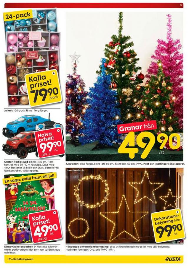  Rusta Erbjudande Julens rödaste priser! . Page 5