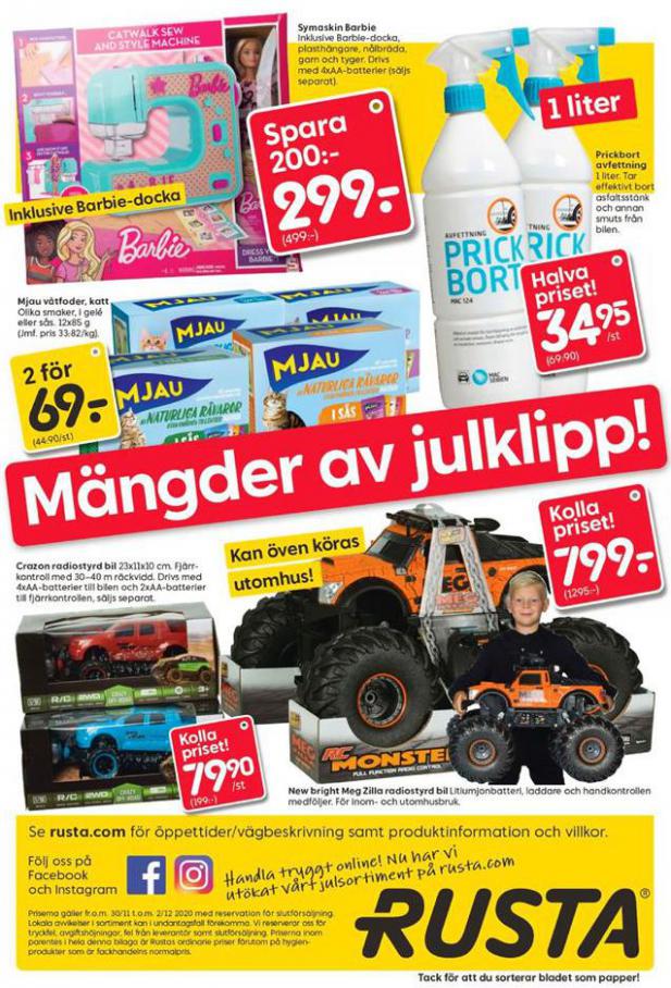  Rusta Erbjudande Mängder av julklipp! . Page 20
