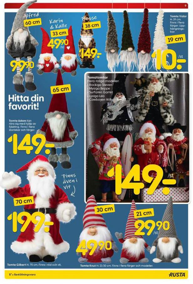  Rusta Erbjudande Mängder av julklipp! . Page 9
