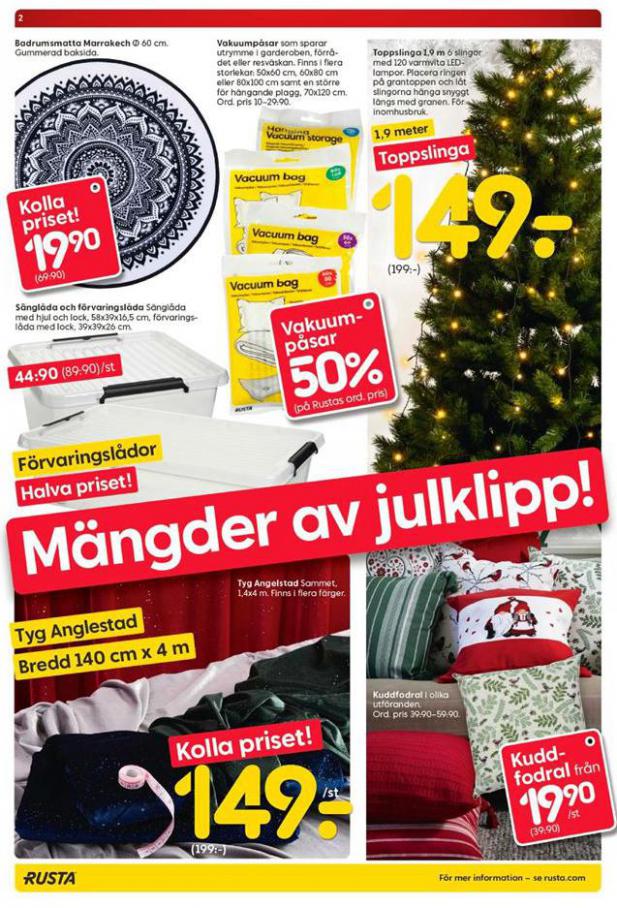  Rusta Erbjudande Mängder av julklipp! . Page 2
