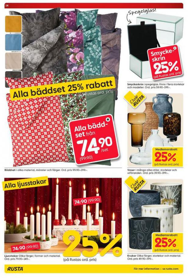 Rusta Erbjudande Mängder av julklipp! . Page 14