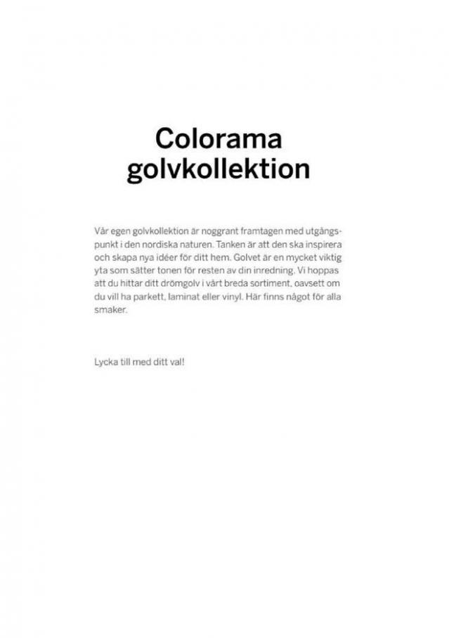  Colorama Golvkollektion . Page 2