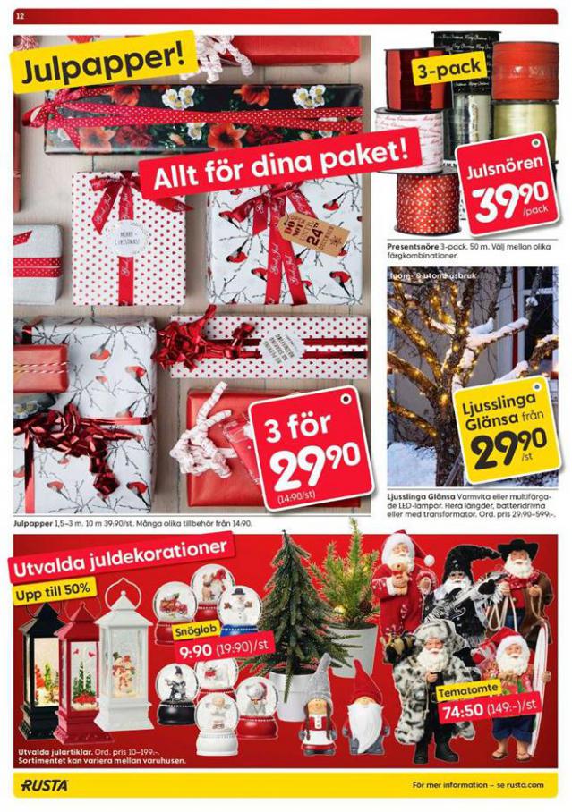  Rusta Erbjudande Alla julklappar under ett tak! . Page 12