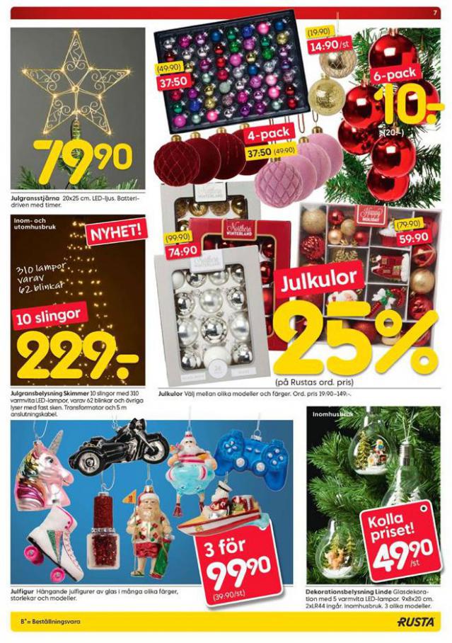 Rusta Erbjudande Mängder av julklipp! . Page 7