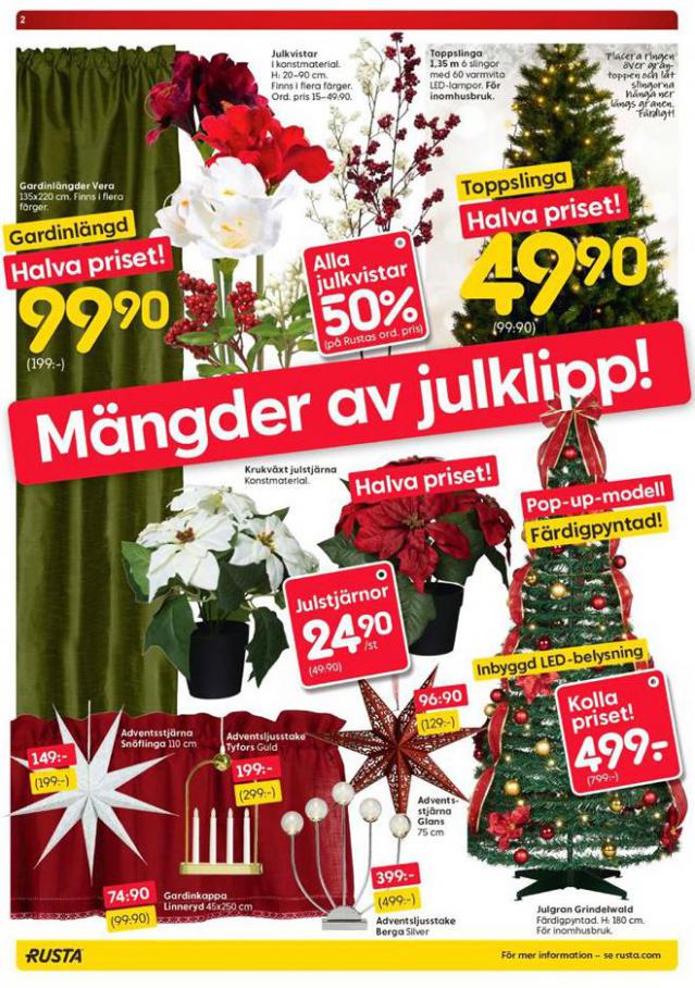  Rusta Erbjudande Mängder av julklipp! . Page 2