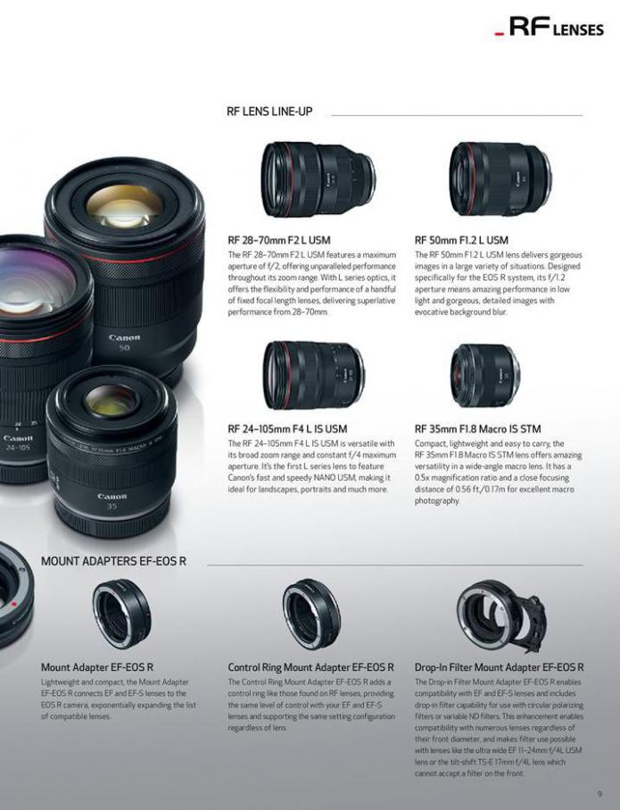  Canon EOS R System . Page 9