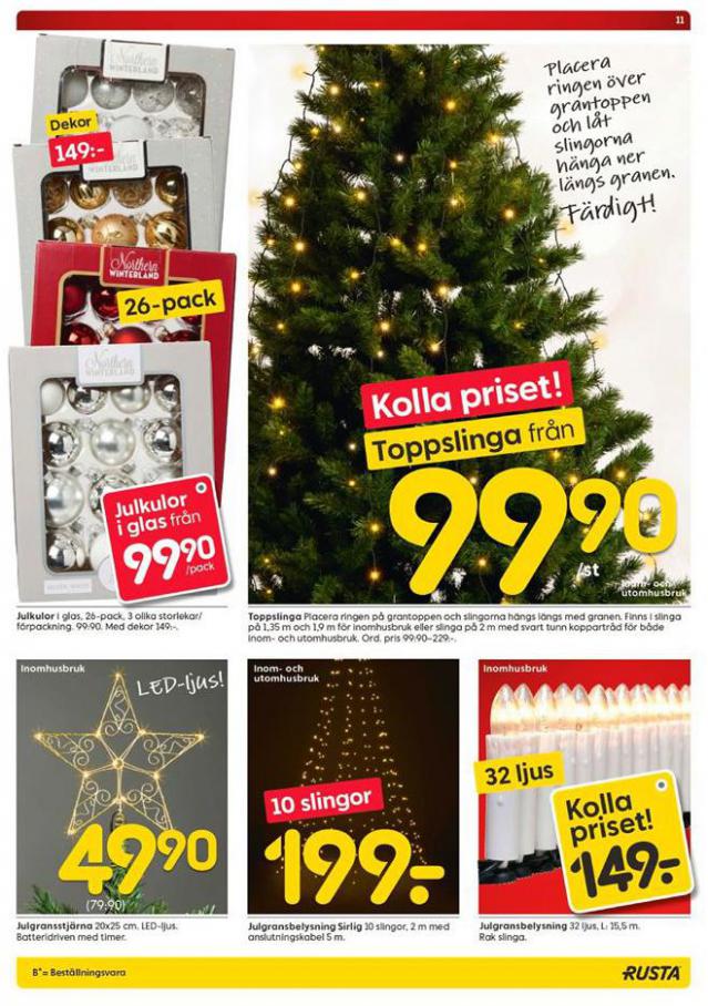  Rusta Erbjudande Alla julklappar under ett tak! . Page 11