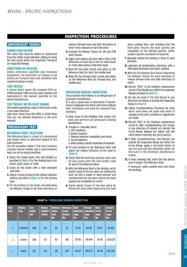  Salomon Tech Manual Alpine 2020-21 . Page 103