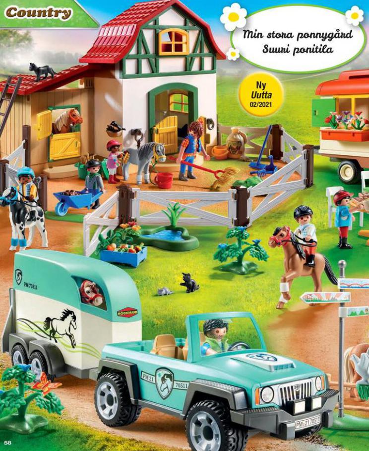  Playmobil Erbjudande Katalog 2021 . Page 58