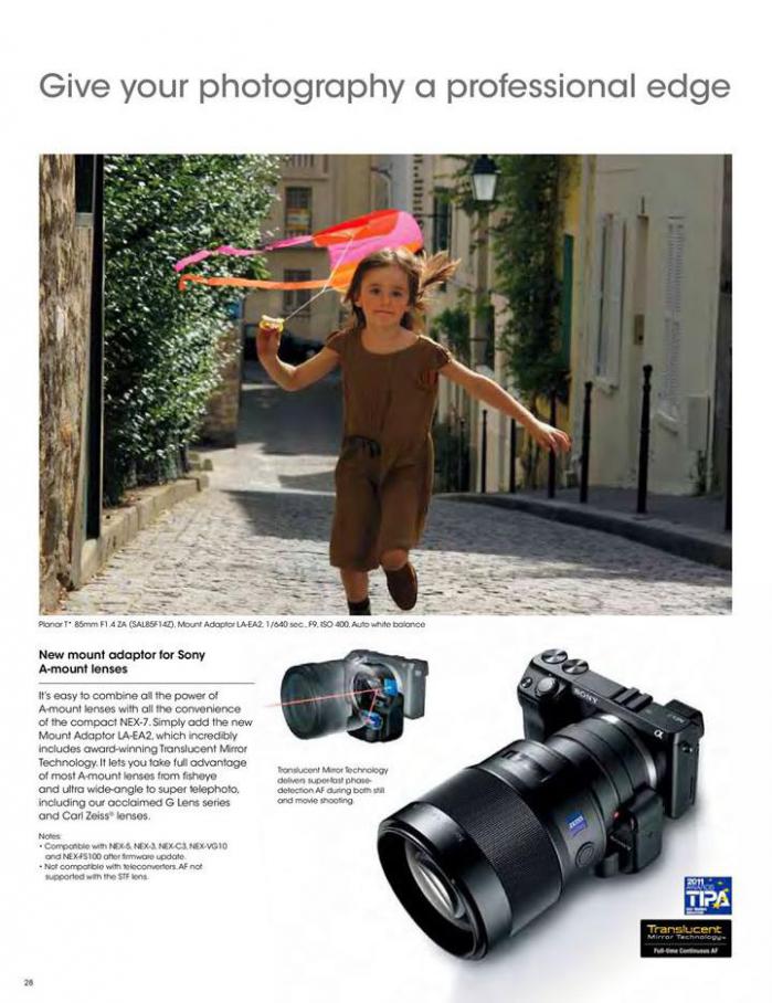  NEX-7 Digital Camera . Page 28