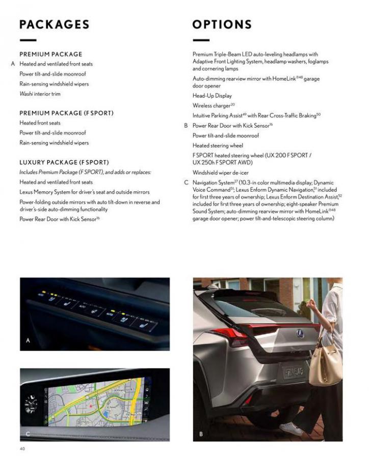  Lexus UX . Page 42