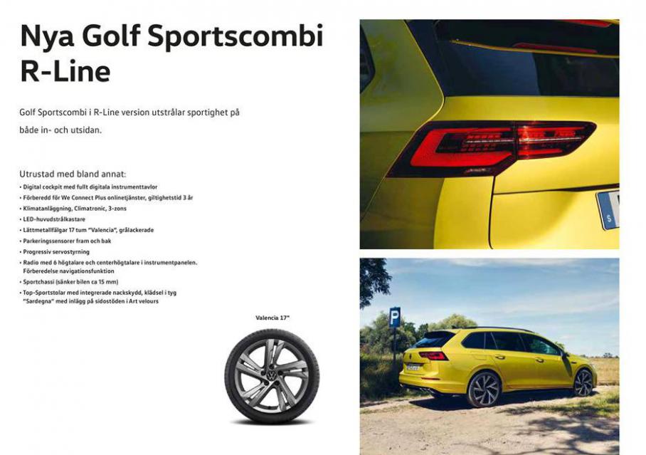  Volkswagen Nya Golf Sportscombi . Page 8