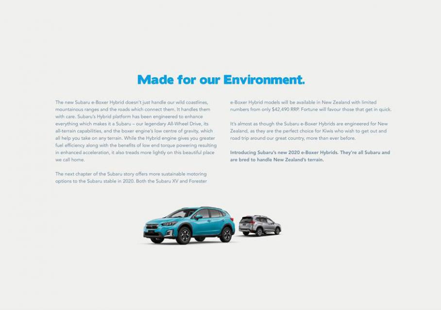  Subaru Hybrid Range . Page 6