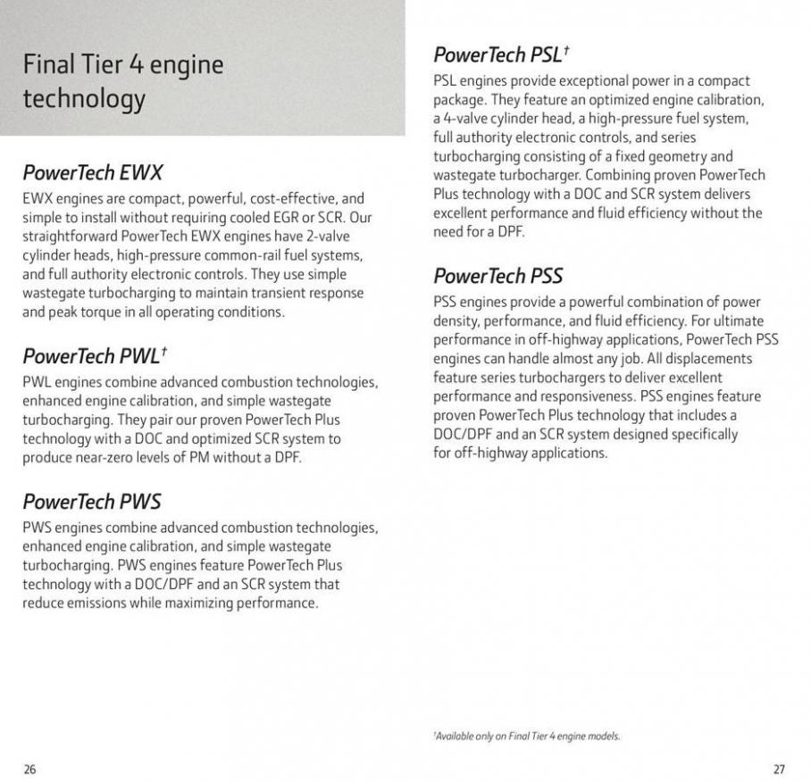 Diesel Engine Selection Guide . Page 14