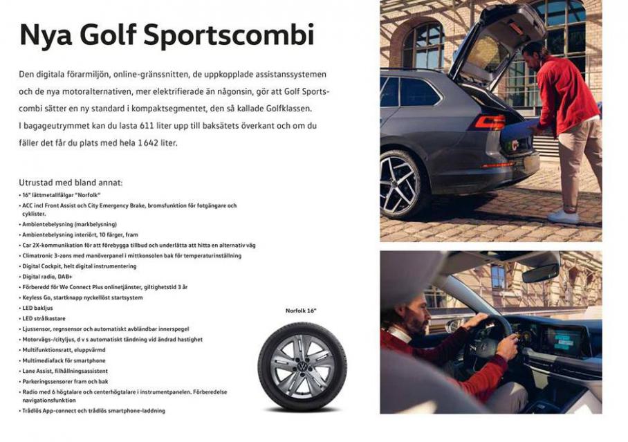  Volkswagen Nya Golf Sportscombi . Page 4