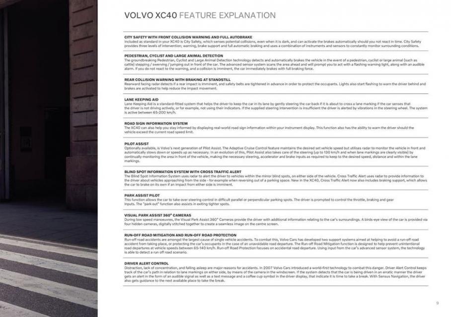  Volvo XC40 . Page 9